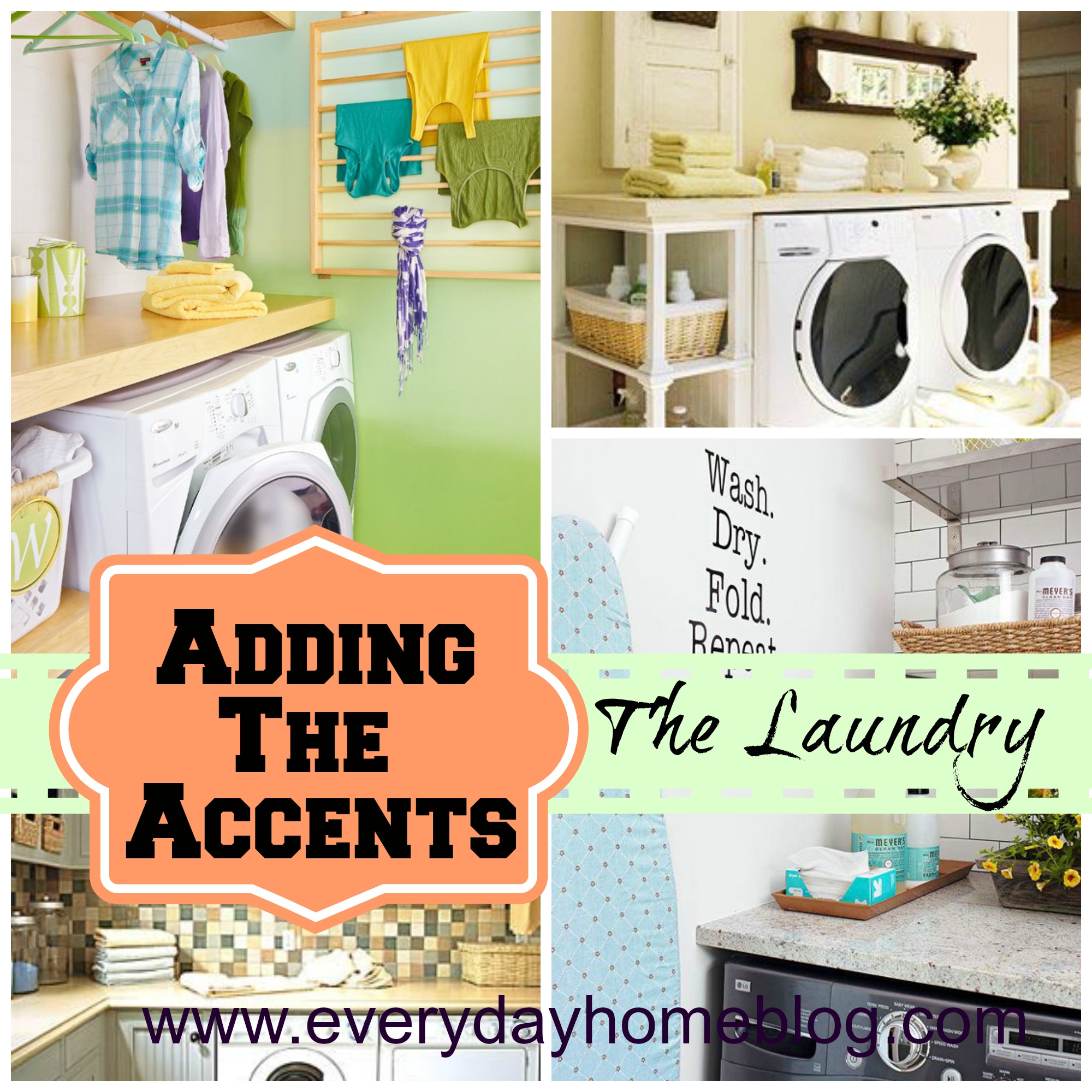Laundry Room Decor Archives - The Everyday Home title=